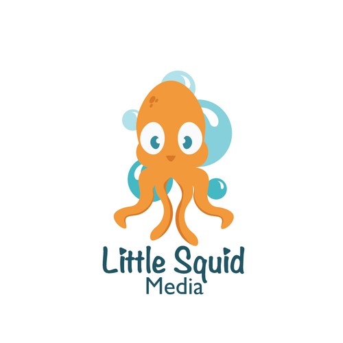 Logo Concept fo Little Squid Media V2