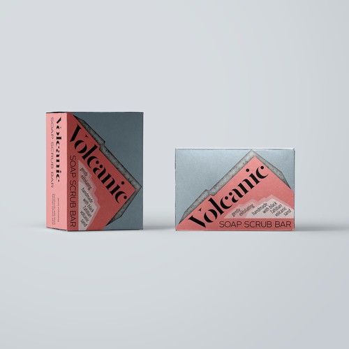 Feminine, minimalistic soap box design