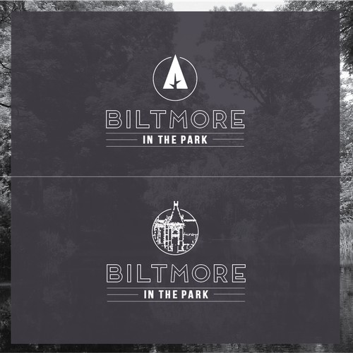 Minimal logo concepts for Biltmore in the Park