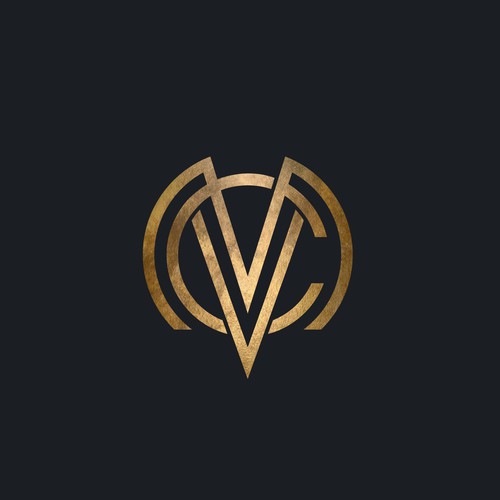 Bold geometric MVC monogram for 'Men's Vitality Clinic'