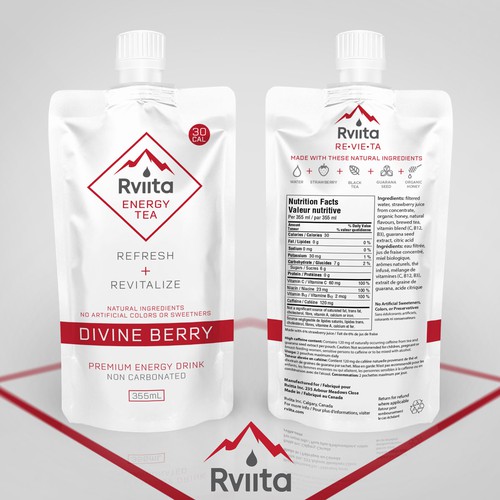 Rvitta Energy Tea Concept