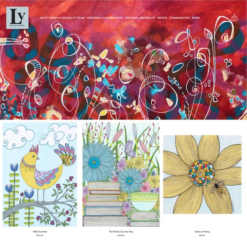 Website - Artist (Illustrations, Note Cards, Abstracts)