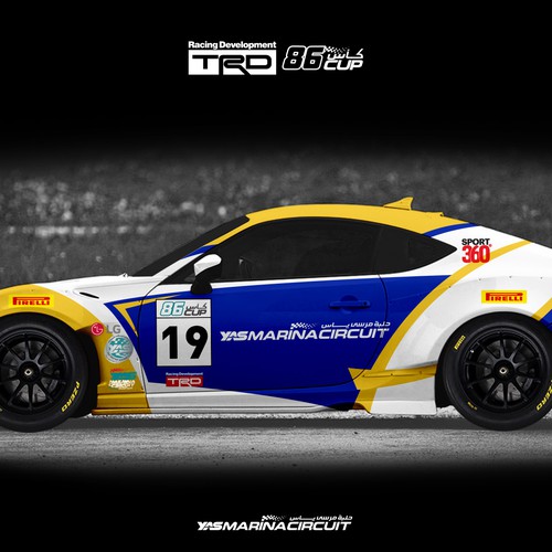 TOYOTA GT86 RACING LIVERY