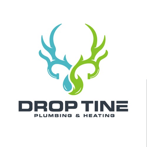 Bold logo concept for Drop Tine logo