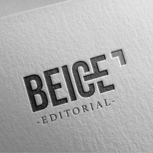 Bold logo for Editorial Agency