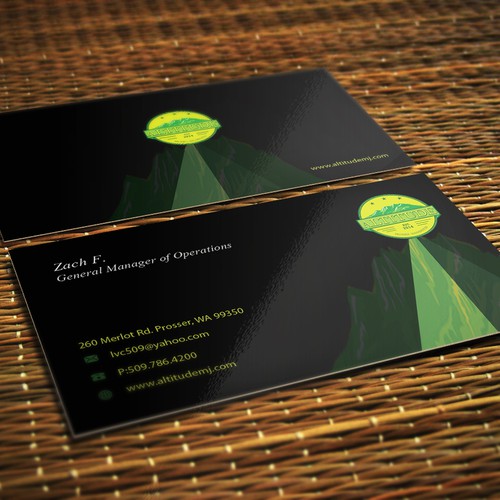 Creation of a marijuana business card!!