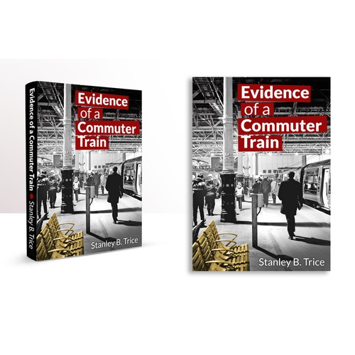 Book cover - Evidence of a Commuter Train (commuter train short stories)