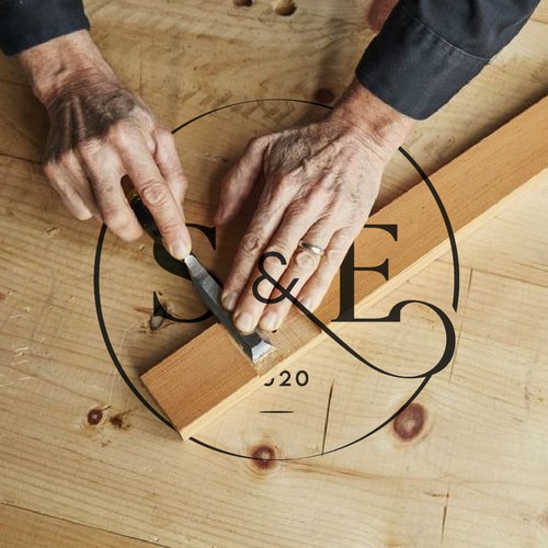 Woodworking logo.-