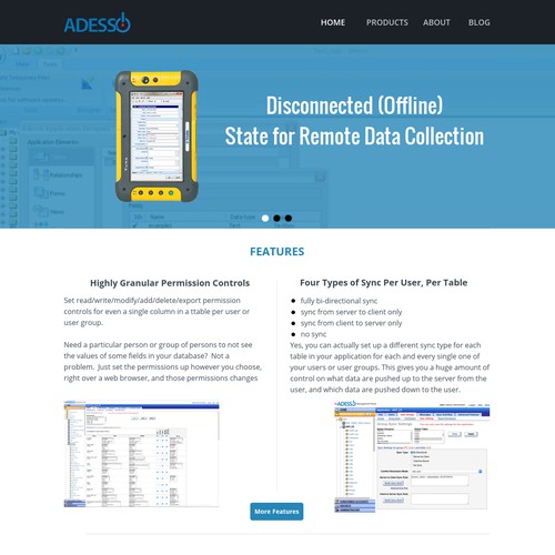 Adesso Website Redesign