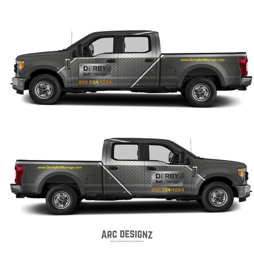 Truck wrap for derby storage