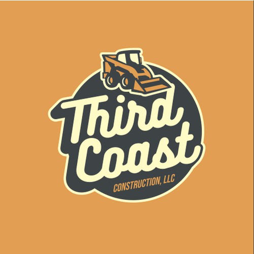 vintage construction logo