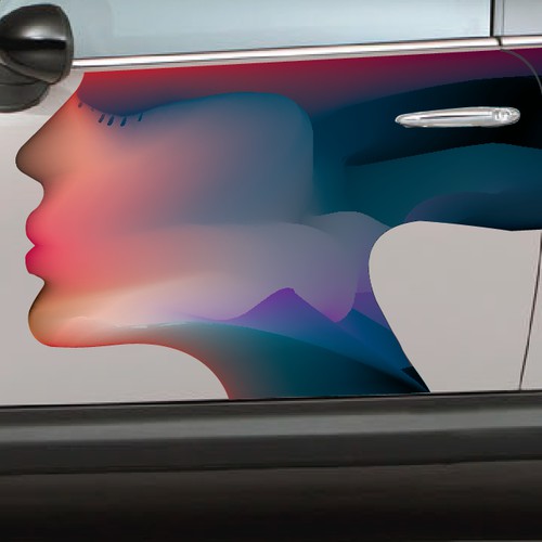 Create unique and stylish graphics for a car