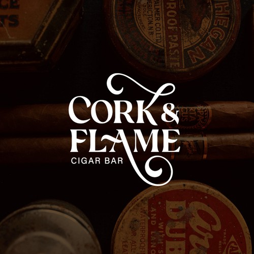 Logo proposal for a cigar bar