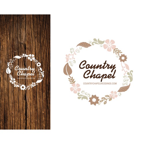 Create a logo for our handmade rustic wedding supply store