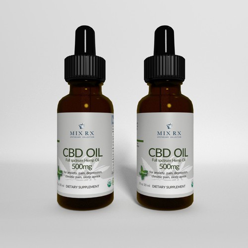 Mix Rx CBD label