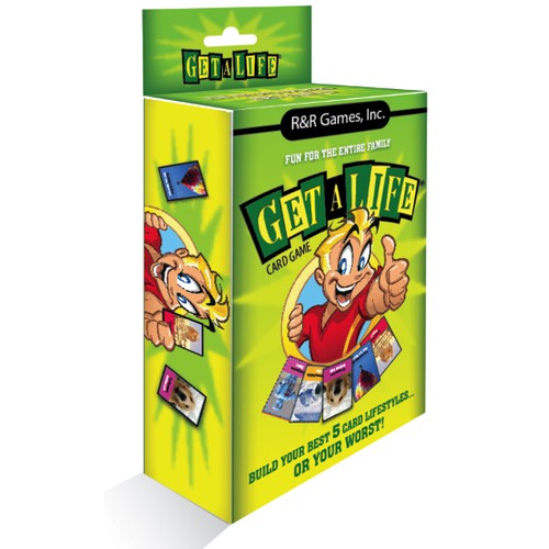 Create the box package for a cool little card game!