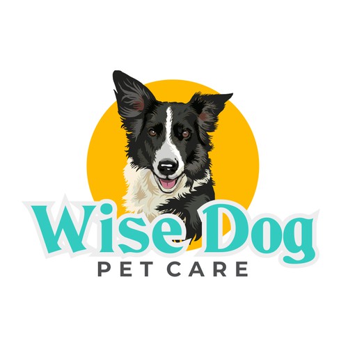 Wise dog logo