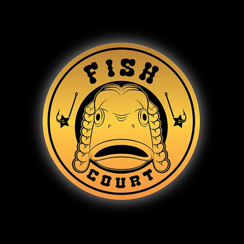Logo Design Concept for a "Fish Court"