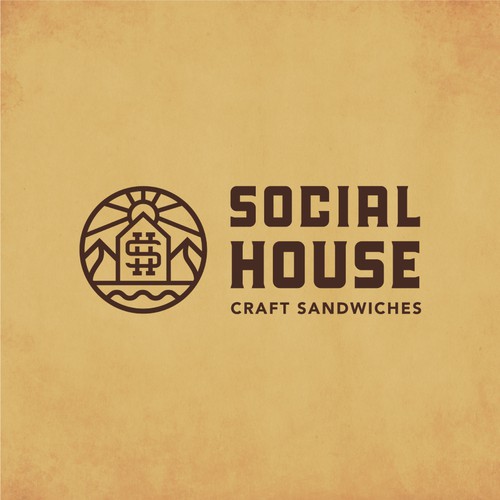 Social House Craft Sandwiches Logo