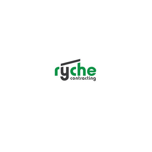 Create a contemporary logo for Ryche Contracting