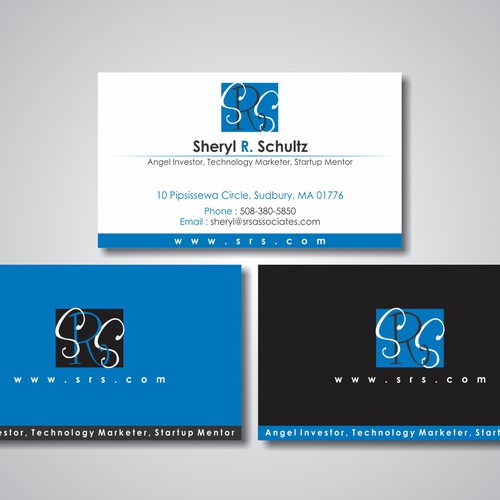 business card for Sheryl R. Schultz