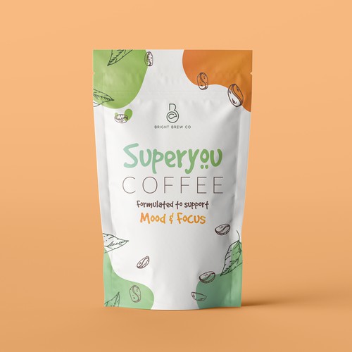 Packaging for SuperYou Coffee