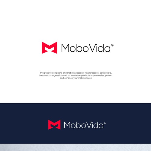 A progressive logo and brand package for a mobile device accessory brand