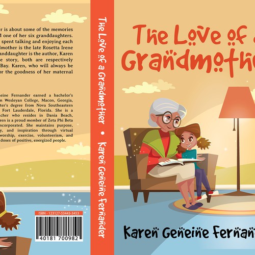 The Love of a Grandmother Book Cover Design