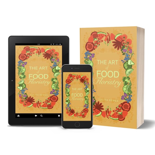 Book Cover. Floristry & Food