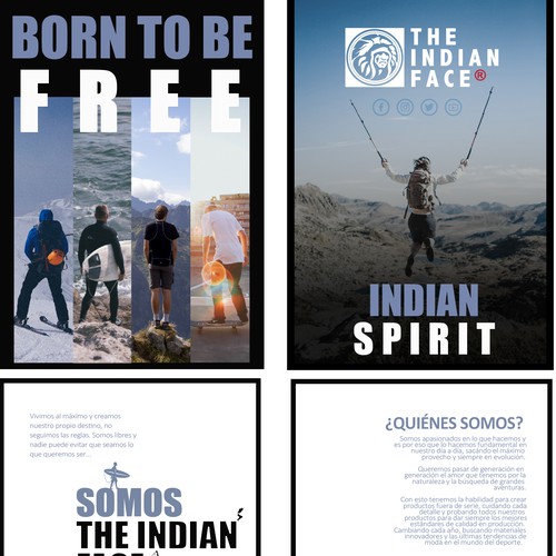 Brochure Idea for INDIAN FACE