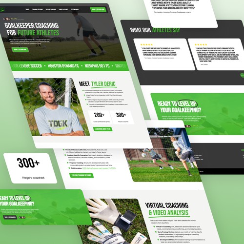 Tyler Deric Goalkeeper Training