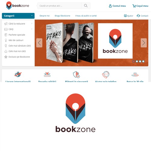 Bookzone.ro - E-commerce books website.