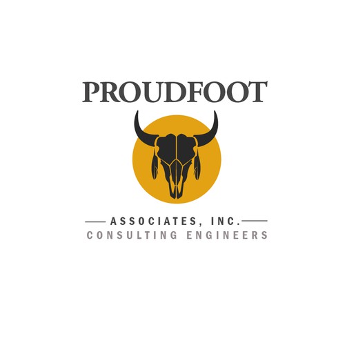 Logo for Proudoot, the Native American Civil Engineering firm