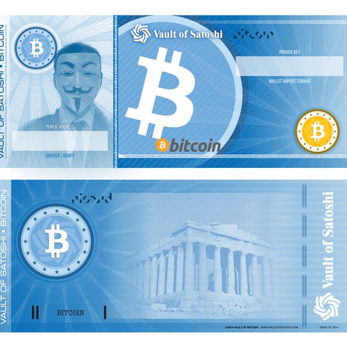 Design a Dollar Bill for Bitcoin