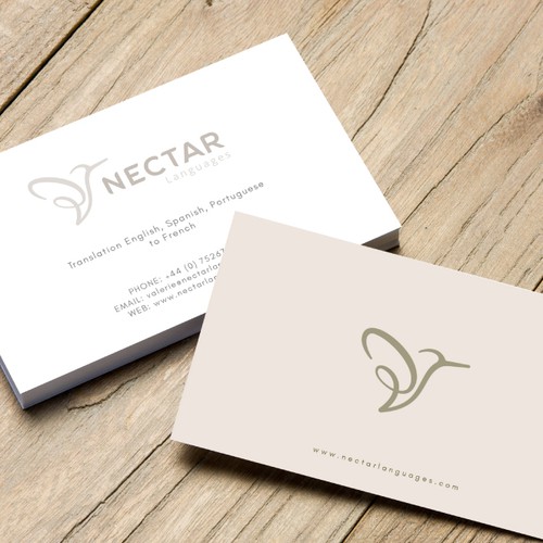 Colibri logo and business card design