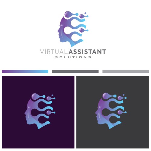 Virtual Assistant Company Logo that will appeal to high-end businesses 