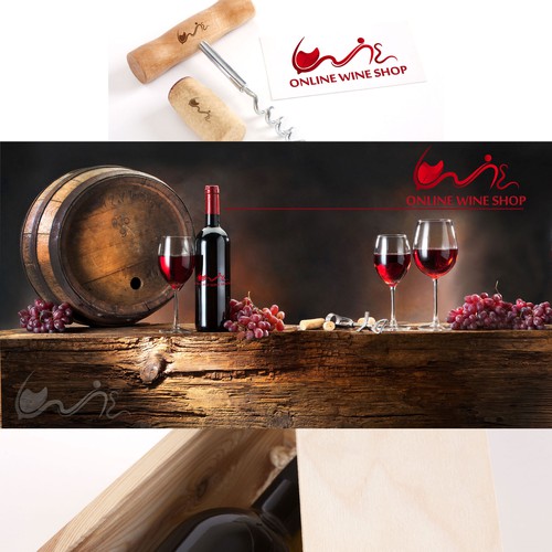 Create a brand for onlinewineshop.com