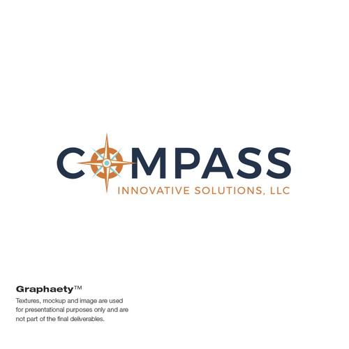Logo designs for Compass Innovative Solutions.