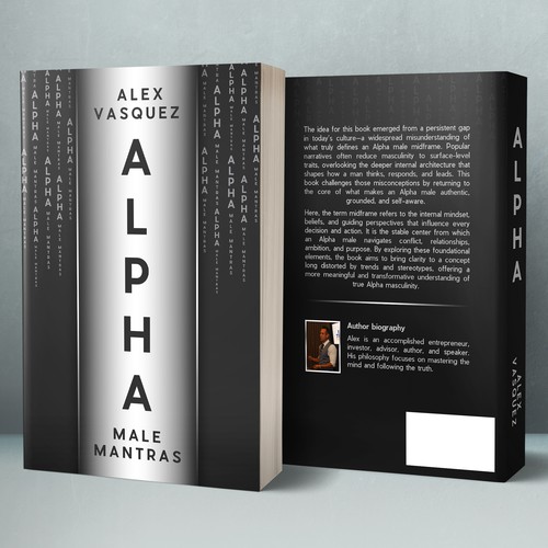 Book concept for Alex Vasquez