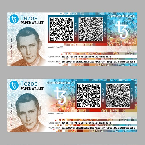 Paper wallet crypto currency