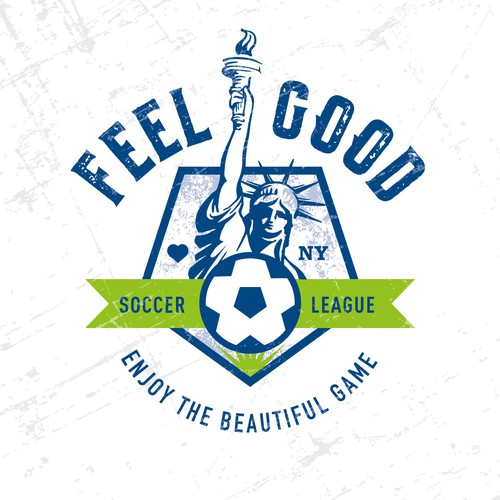 Logo for a soccer league