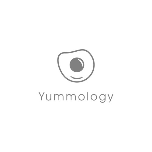 Create an iconic and simple hipster-influenced logo for Yummology