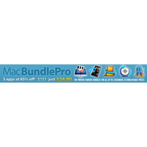 BANNER with nice style for site that OFFERS APPS for MAC
