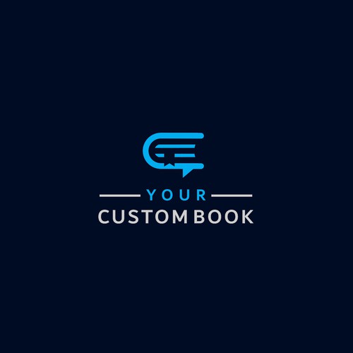 Logo for company which sell custom books