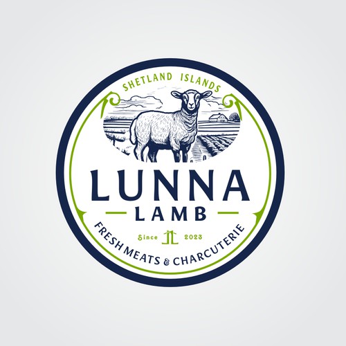 Product Label for Premium Lamb product