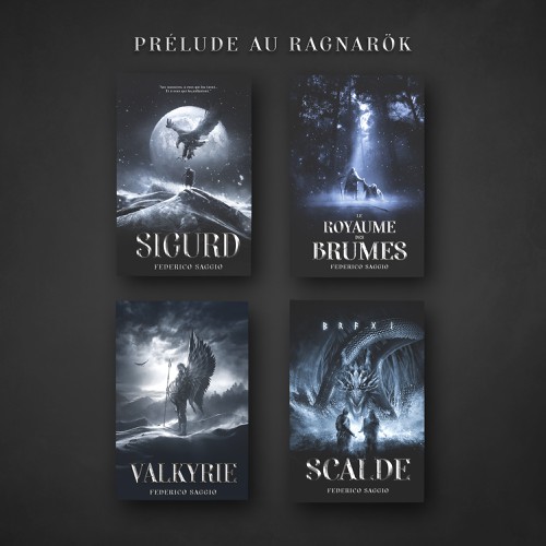 Norse Mythology book cover series