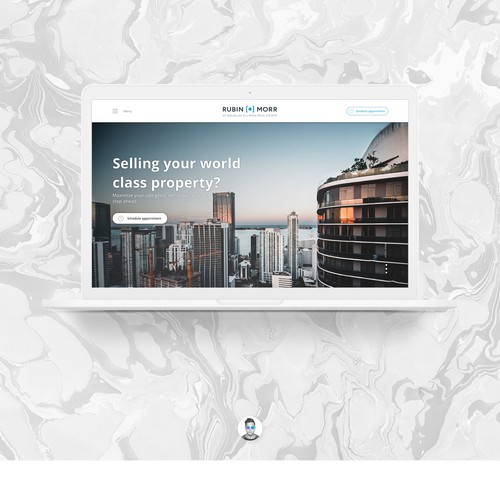 Website concept for a real estate company