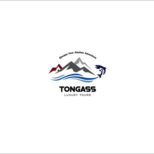 Design a simple, sophisticated logo for luxury tour company in Alaska