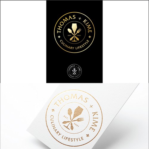 Logo for a champagne restaurant