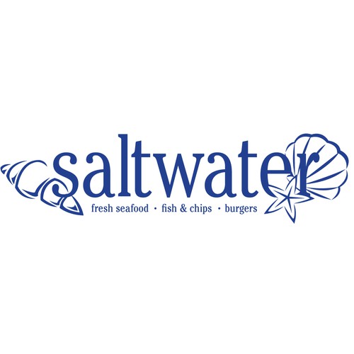 "saltwater" fresh seafood outlet and up market fish and chips